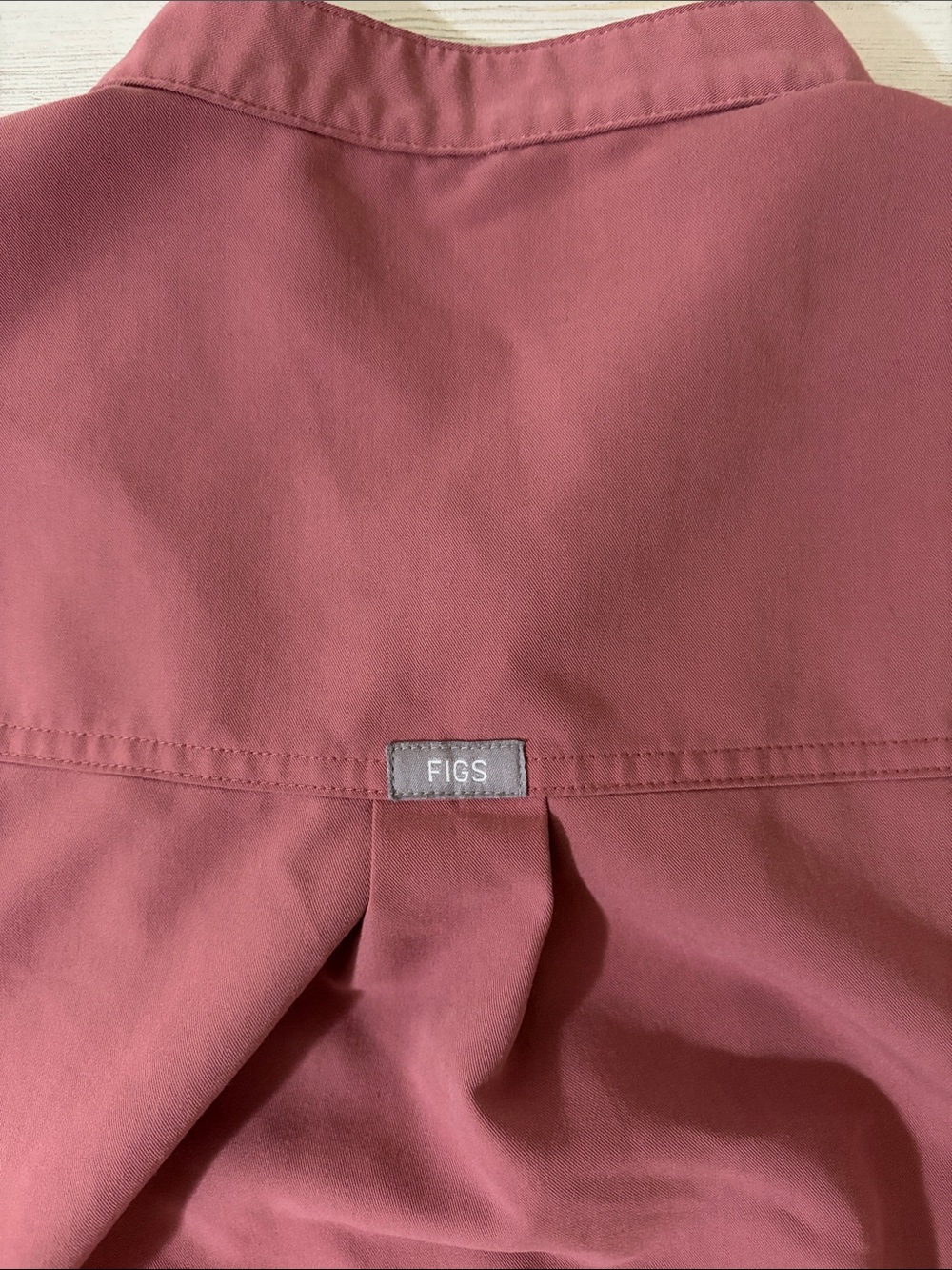 Figs Sleeveless Scrub Top - Mauve Size XL - Picture 5 of 9